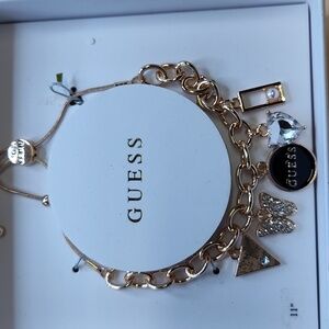 Perfect for Valentine charm bracelet guess is the brand super cute